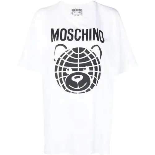 T-shirt , female, Sizes: L, M, XS - Moschino - Modalova