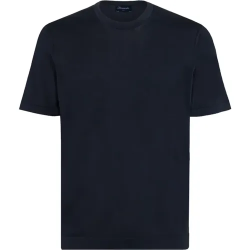 T-Shirts , male, Sizes: S, M, 3XL, 2XL, 4XL, L, XL - Drumohr - Modalova