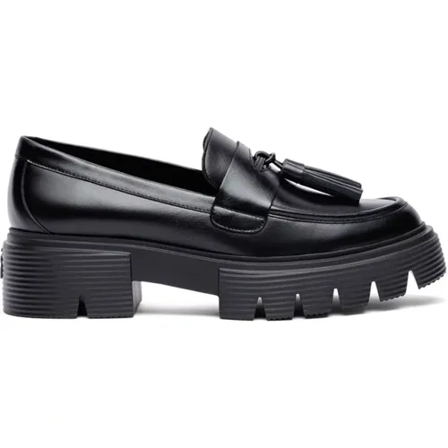 Tassel Loafer mit Lug-Sohle , Damen, Größe: 37 1/2 EU - Stuart Weitzman - Modalova