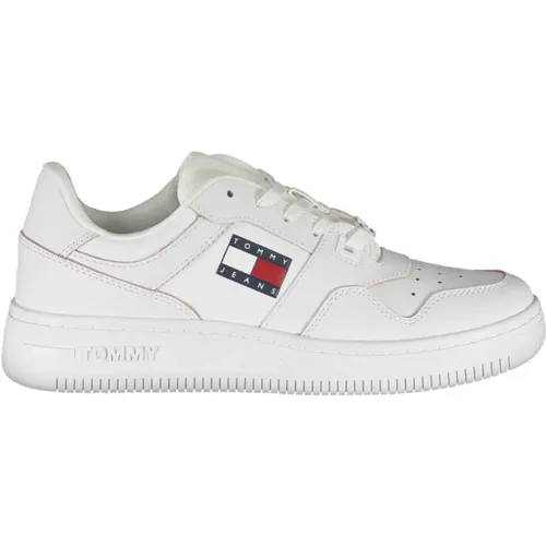 Sportliche Schnürschuhe mit Logo-Print , Damen, Größe: 37 EU - Tommy Hilfiger - Modalova