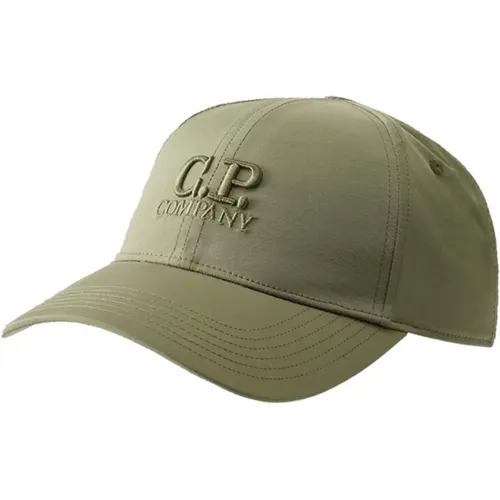 Adjustable Logo Panel Cap , male, Sizes: ONE SIZE - C.P. Company - Modalova