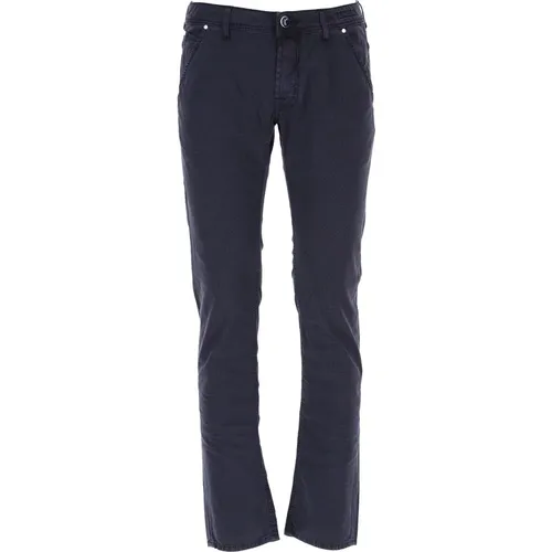 Slim Fit Trousers , male, Sizes: W34, W40 - Jacob Cohën - Modalova