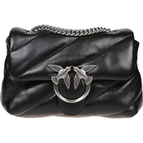 Love Puff Mini Classic Bag , female, Sizes: ONE SIZE - pinko - Modalova