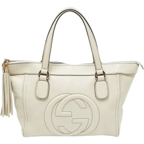 Pre-owned Leather totes , female, Sizes: ONE SIZE - Gucci Vintage - Modalova