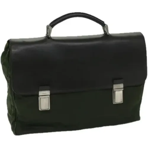 Pre-owned Nylon briefcases , female, Sizes: ONE SIZE - Prada Vintage - Modalova