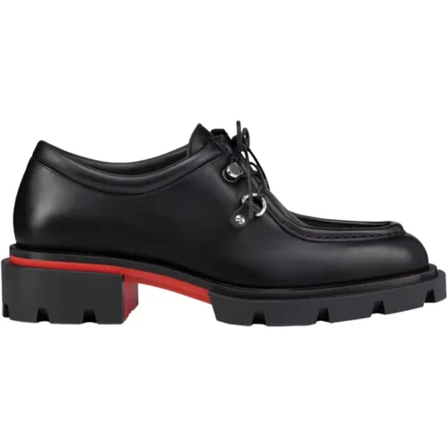 Flat Shoes Made in Italy , male, Sizes: 6 UK, 10 UK, 7 UK, 8 UK - Christian Louboutin - Modalova