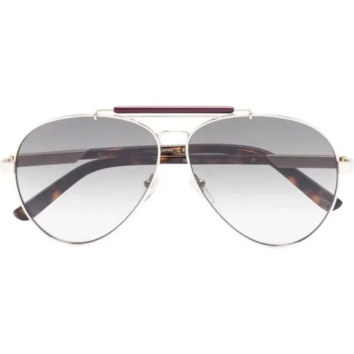Eyewear Aviator Metal Sunglasses , male, Sizes: ONE SIZE - Gucci - Modalova