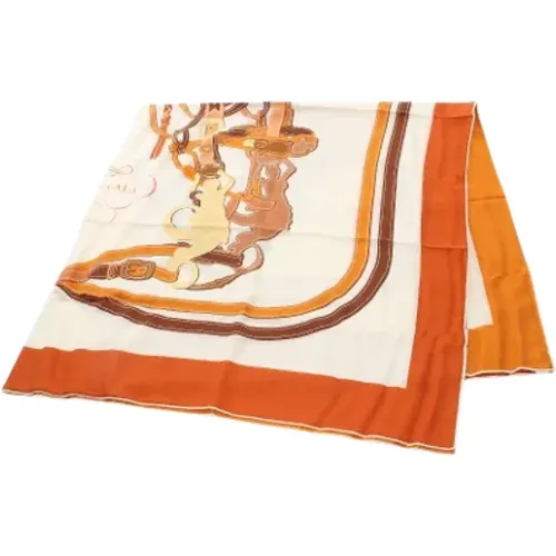 Pre-owned Silk scarves , female, Sizes: ONE SIZE - Hermès Vintage - Modalova