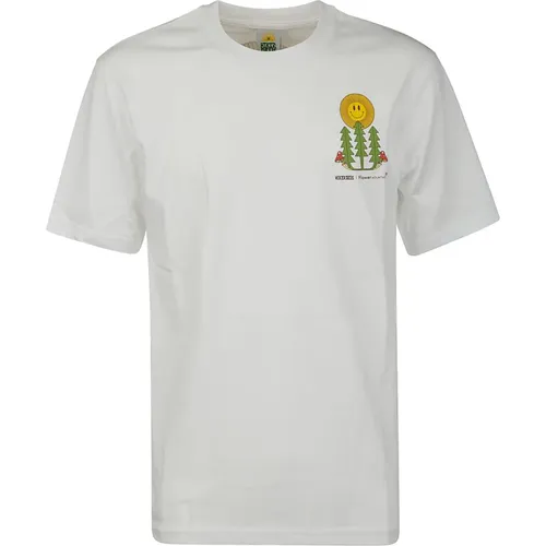 T-Shirts , male, Sizes: L, XL, S - Flower Mountain - Modalova