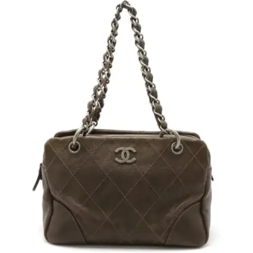 Pre-owned Leather chanel-bags , female, Sizes: ONE SIZE - Chanel Vintage - Modalova