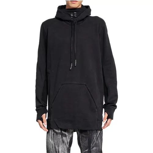 Logo Turtleneck Hoodie Sweater , male, Sizes: L, M, XL - Boris Bidjan Saberi - Modalova