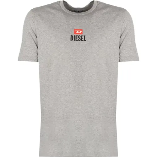 T-Shirts , Herren, Größe: L - Diesel - Modalova
