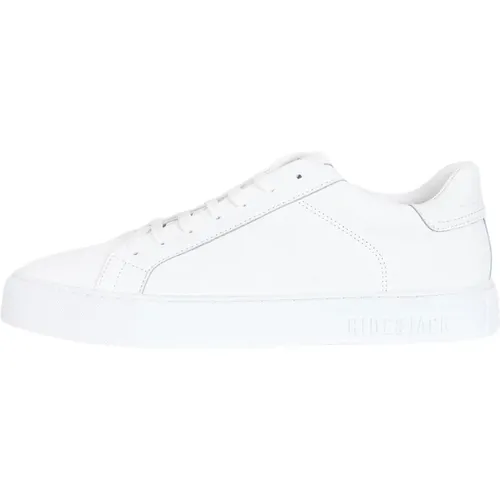 Weiße Sneakers mit Sauberen Linien , Herren, Größe: 44 EU - Hide&Jack - Modalova