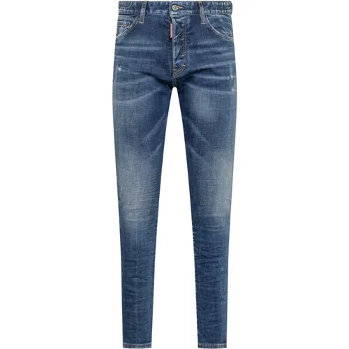 Schmal geschnittene Jeans , Herren, Größe: 2XL - Dsquared2 - Modalova
