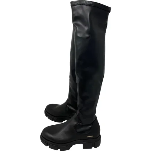 Stretch Overknee-Stiefel in Schwarz , Damen, Größe: 36 EU - Copenhagen Shoes - Modalova