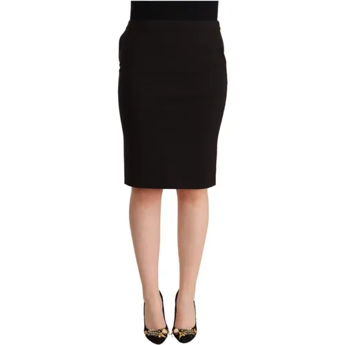 Elegant Pencil Skirt Knee-Length , female, Sizes: XS - Gianfranco Ferré - Modalova