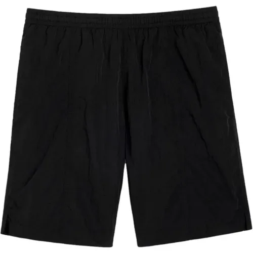 Schwarze Shorts mit Herz-Logo , Herren, Größe: XL - Ami Paris - Modalova