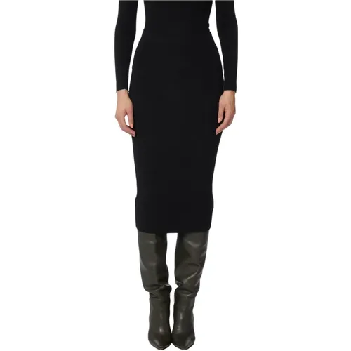 Ribbed Wool Skirt , female, Sizes: M - Michael Kors - Modalova