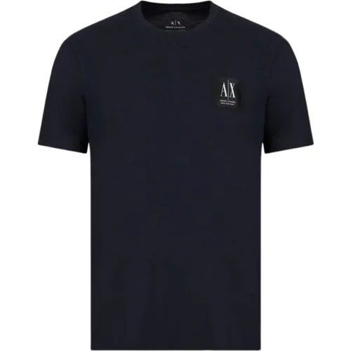 Basic T-Shirt , male, Sizes: XL, M, L, S, XS - Armani Exchange - Modalova