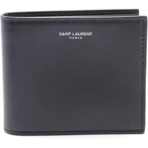 Pre-owned Leather wallets , male, Sizes: ONE SIZE - Saint Laurent Vintage - Modalova