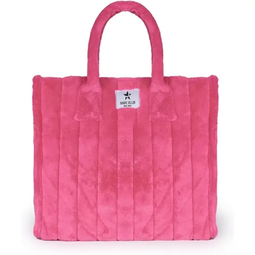Fuxia Buby Saint Martin Shopping Bag , female, Sizes: ONE SIZE - Marc Ellis - Modalova