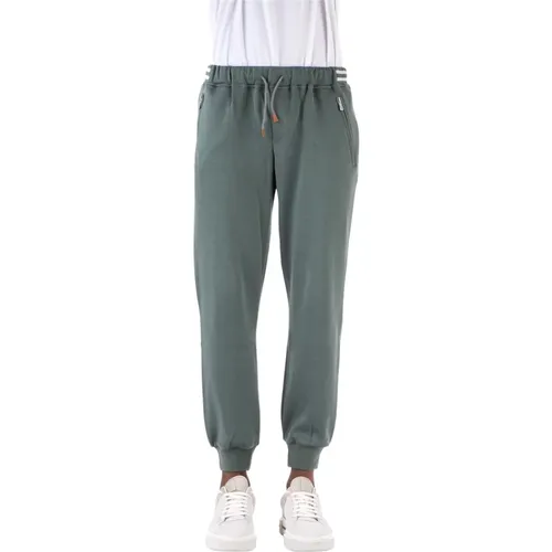 Sweatpants with Drawstring and Elastic Waist , male, Sizes: XL, L, S - Eleventy - Modalova