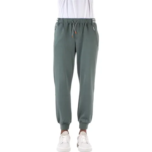 Sweatpants with Drawstring and Elastic Waist , male, Sizes: XL, S - Eleventy - Modalova