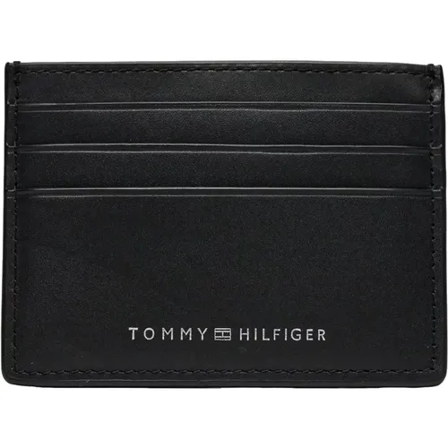 Mens Leather Cardholder , male, Sizes: ONE SIZE - Tommy Hilfiger - Modalova
