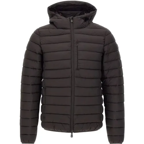 Quilted Hooded Nylon Coat , male, Sizes: 2XL, L - Save The Duck - Modalova