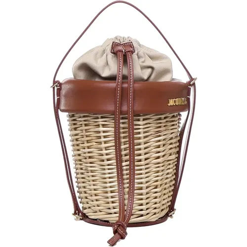 Le Panier Seau Bucket Bag , female, Sizes: ONE SIZE - Jacquemus - Modalova