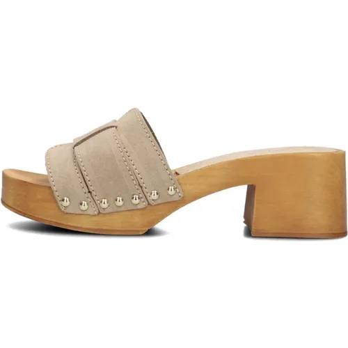 Heeled Mules , Damen, Größe: 39 EU - Notre-v - Modalova