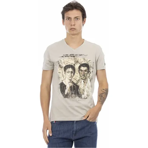 T-Shirts , Herren, Größe: 3XL - Trussardi - Modalova