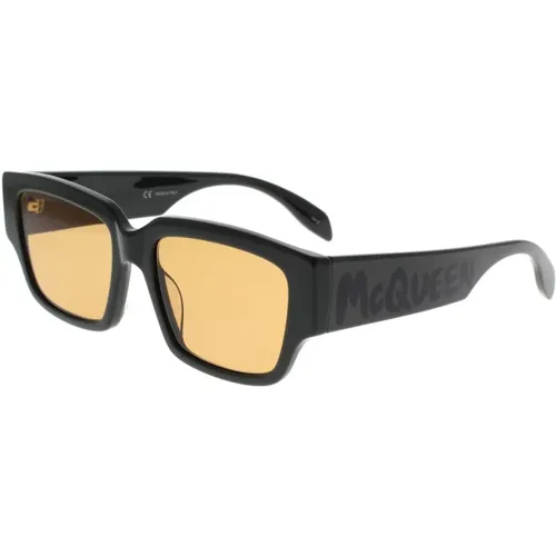 McQueen Graffiti Sunglasses , unisex, Sizes: 56 MM - alexander mcqueen - Modalova