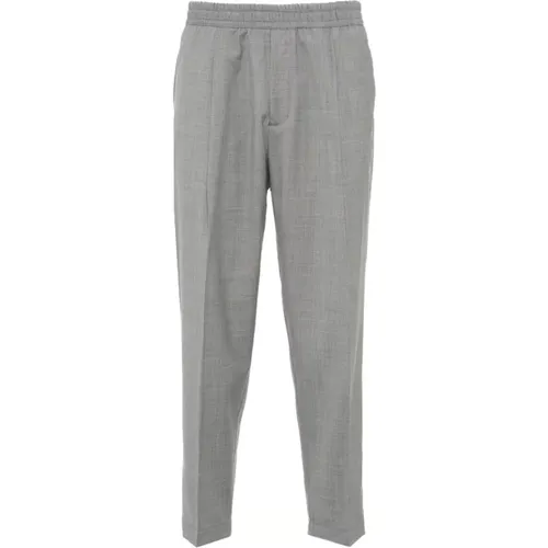 Grey Trousers for Men , male, Sizes: M - Briglia - Modalova