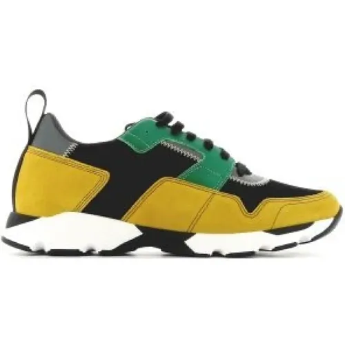Abstract Multicolor Low Sneakers , male, Sizes: 9 UK - Marni - Modalova