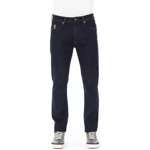 Trendige Tricolor Jeans , Herren, Größe: W40 - Baldinini - Modalova