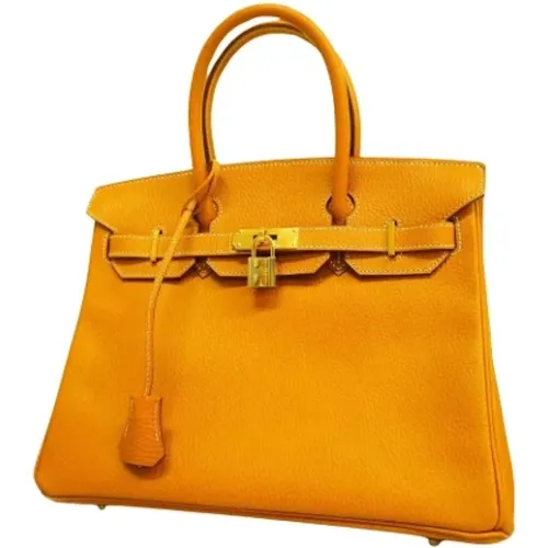 Pre-owned Leather handbags , female, Sizes: ONE SIZE - Hermès Vintage - Modalova