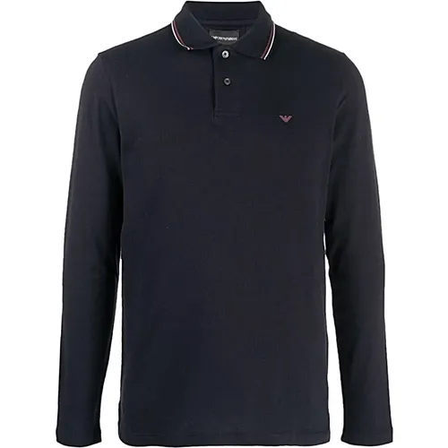 Classic Polo Shirt for Men , male, Sizes: XS, S - Emporio Armani - Modalova