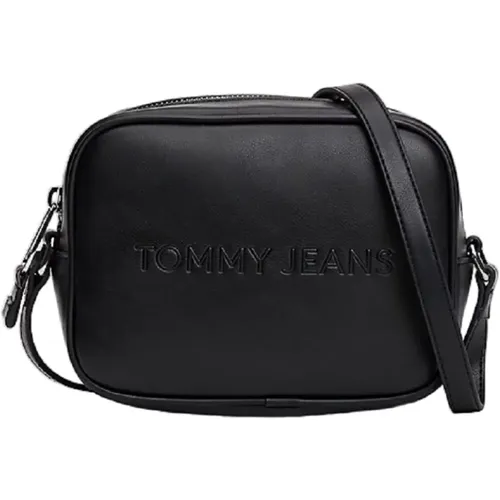 Compact Camera Bag with Embossed Logo , female, Sizes: ONE SIZE - Tommy Jeans - Modalova