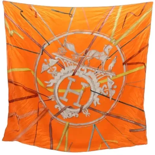 Pre-owned Silk scarves , female, Sizes: ONE SIZE - Hermès Vintage - Modalova