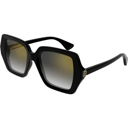 Ct0507S 001 Sunglasses , female, Sizes: 54 MM - Cartier - Modalova