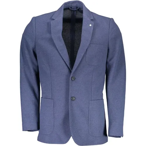 Klassische Blaue Baumwolljacke mit Taschen - Gant - Modalova
