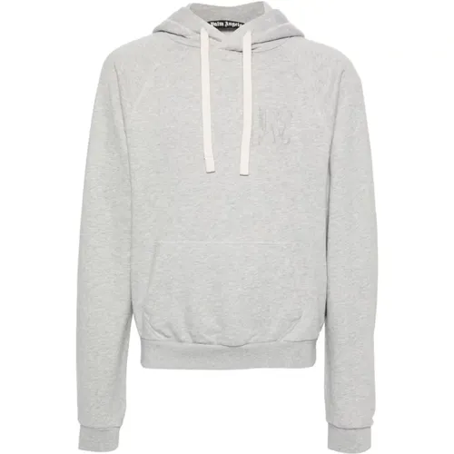 Grey Sweaters with Style , male, Sizes: S, XL, L, M - Palm Angels - Modalova