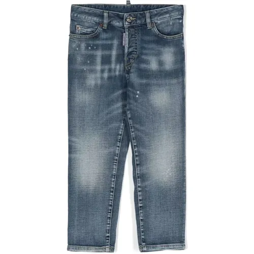 Elegante blaue Denim-Jeans für Fashionistas - Dsquared2 - Modalova