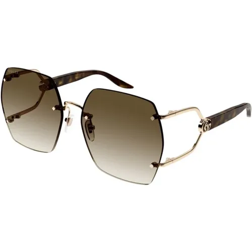 Goldbraune Sonnenbrille Gg1562S 002 - Gucci - Modalova