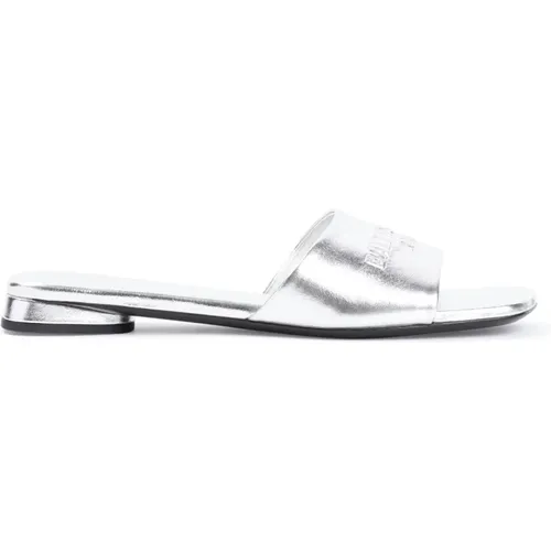 Silver Duty-Free Sandal , female, Sizes: 3 UK, 4 UK, 5 UK, 7 UK - Balenciaga - Modalova