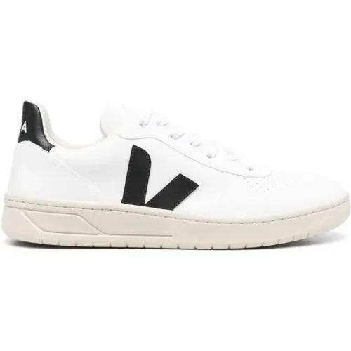 Black V-10 Sneakers , male, Sizes: 11 UK - Veja - Modalova