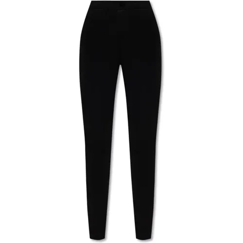 Fitted trousers , female, Sizes: L, XL, 2XL - Saint Laurent - Modalova