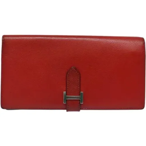 Pre-owned Leather wallets , female, Sizes: ONE SIZE - Hermès Vintage - Modalova