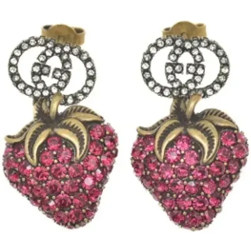 Pre-owned Metal earrings , female, Sizes: ONE SIZE - Gucci Vintage - Modalova